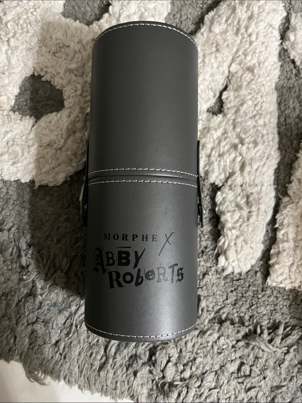 Morphe x Abby Roberts Black Brush Roll Case